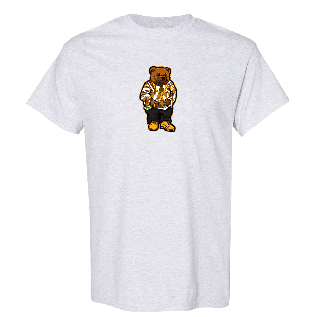 Gold Suede Low Dunks T Shirt | Sweater Bear, Ash
