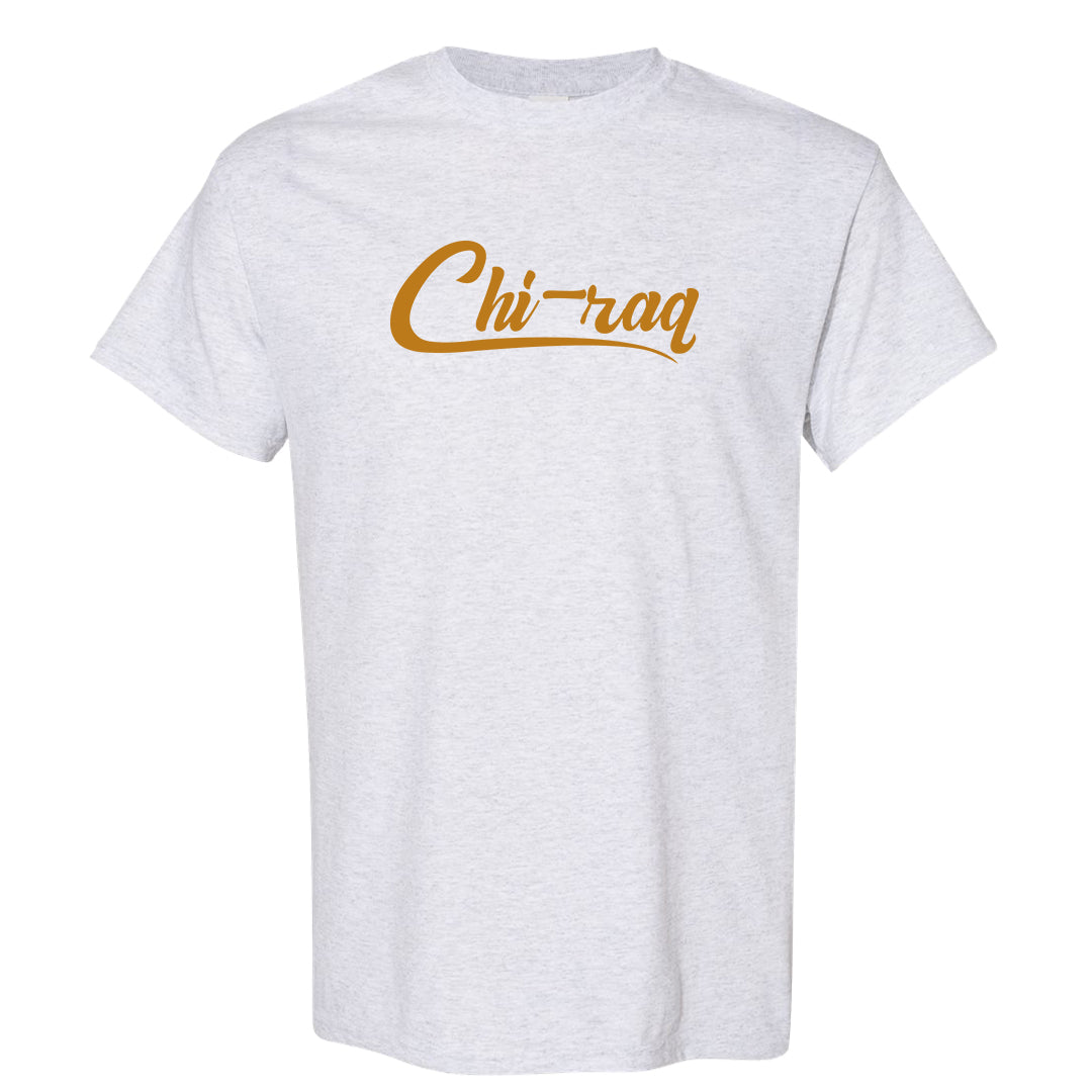 Gold Suede Low Dunks T Shirt | Chiraq, Ash