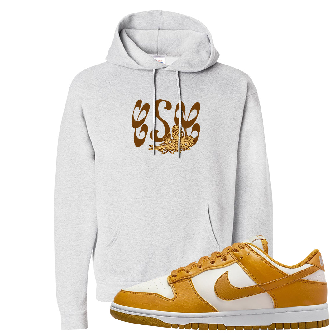 Gold Suede Low Dunks Hoodie | Certified Sneakerhead, Ash