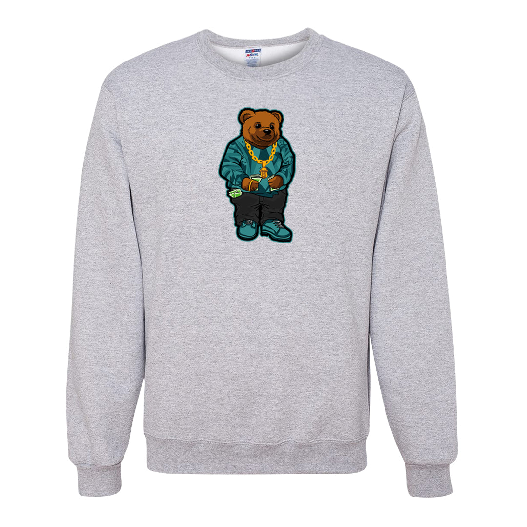 Green Velvet Low Dunks Crewneck Sweatshirt | Sweater Bear, Ash