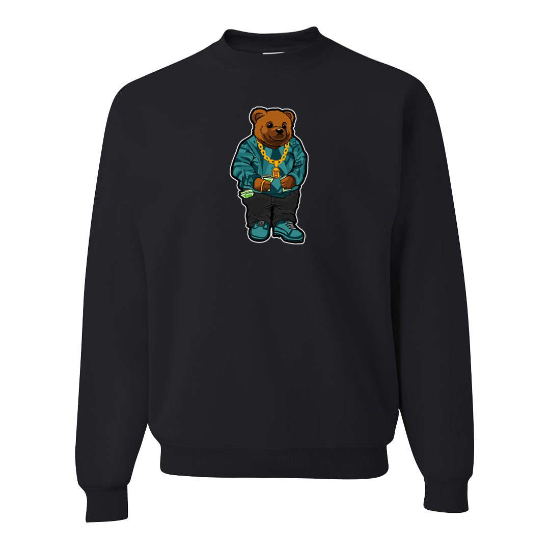 Green Velvet Low Dunks Crewneck Sweatshirt | Sweater Bear, Black