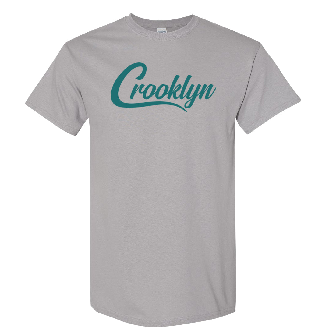 Green Velvet Low Dunks T Shirt | Crooklyn, Gravel