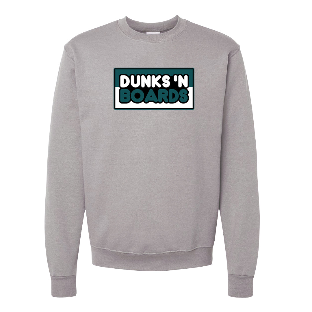 Green Velvet Low Dunks Crewneck Sweatshirt | Dunks N Boards, Gravel