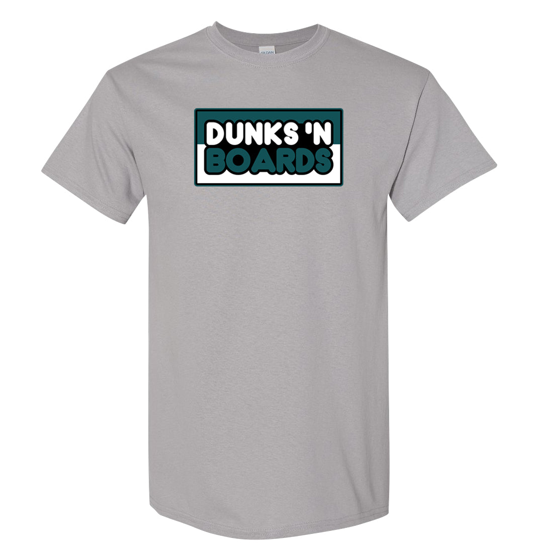 Green Velvet Low Dunks T Shirt | Dunks N Boards, Gravel