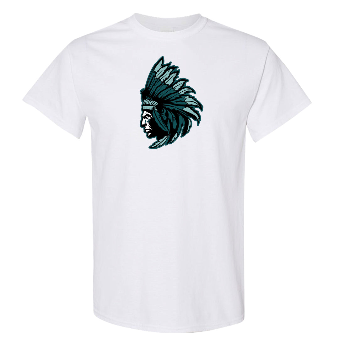 Green Velvet Low Dunks T Shirt | Indian Chief, White
