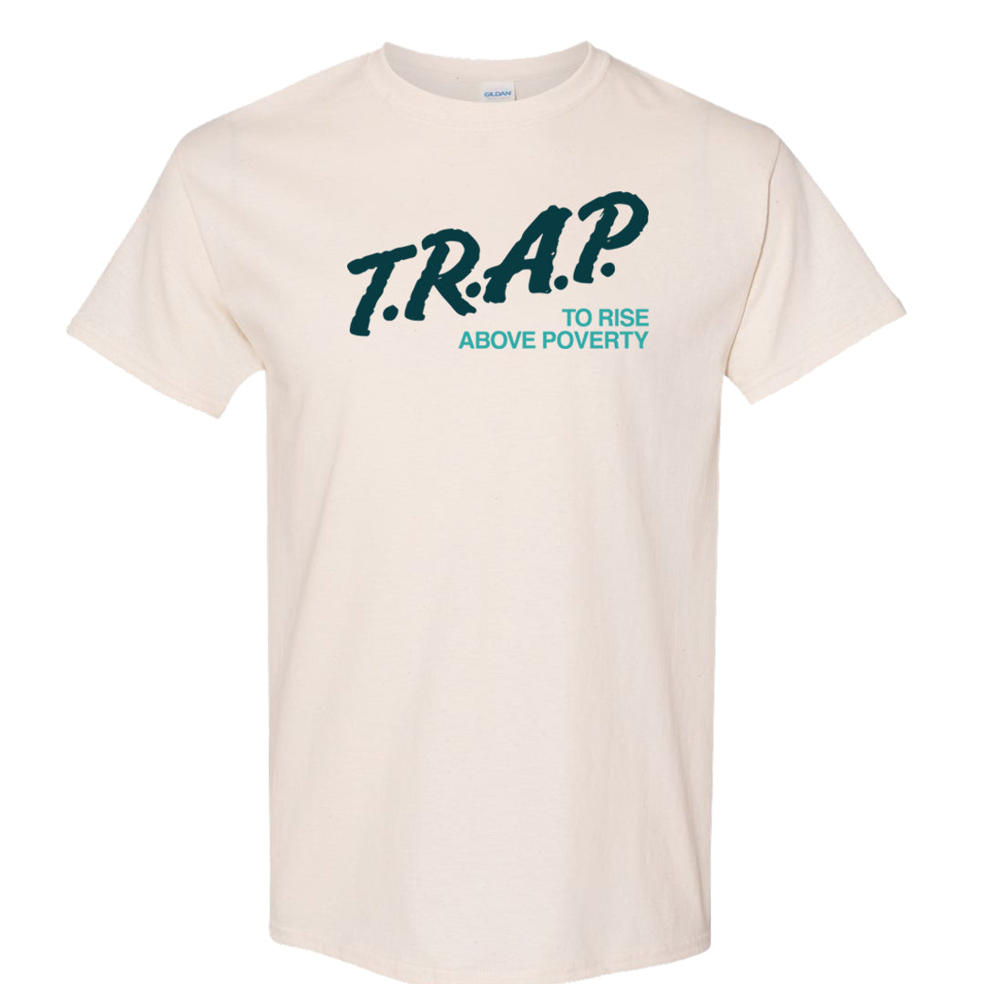 Green Velvet Low Dunks T Shirt | Trap To Rise Above Poverty, Natural