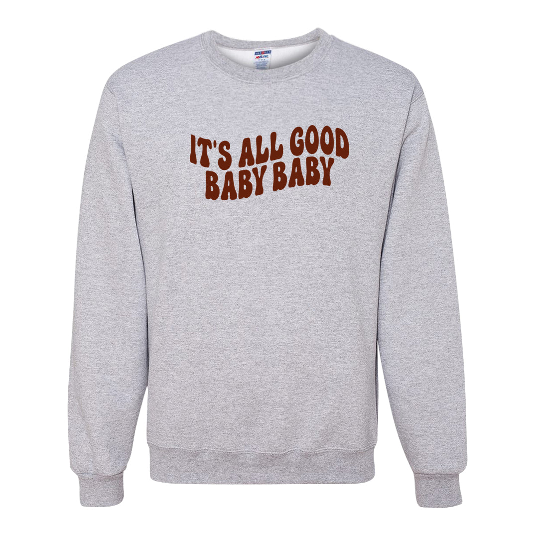 Mars Stone Low Dunks Crewneck Sweatshirt | All Good Baby, Ash