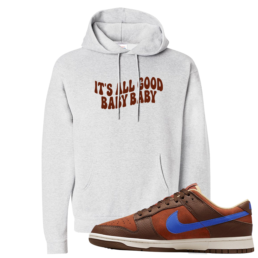 Mars Stone Low Dunks Hoodie | All Good Baby, Ash