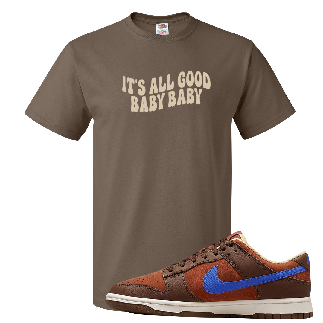 Mars Stone Low Dunks T Shirt | All Good Baby, Chocolate