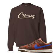 Mars Stone Low Dunks Crewneck Sweatshirt | Chiraq, Chocolate