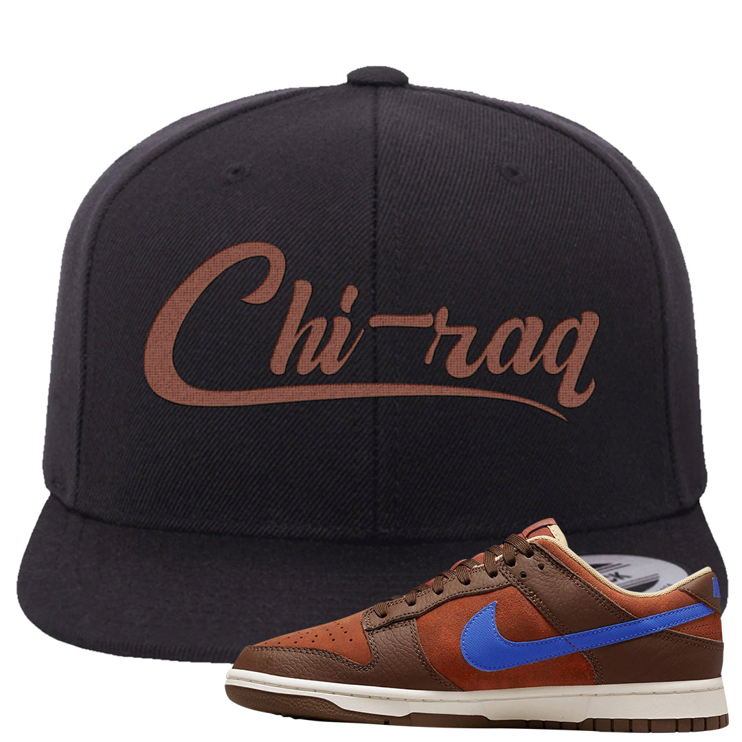 Mars Stone Low Dunks Snapback Hat | Chiraq, Black