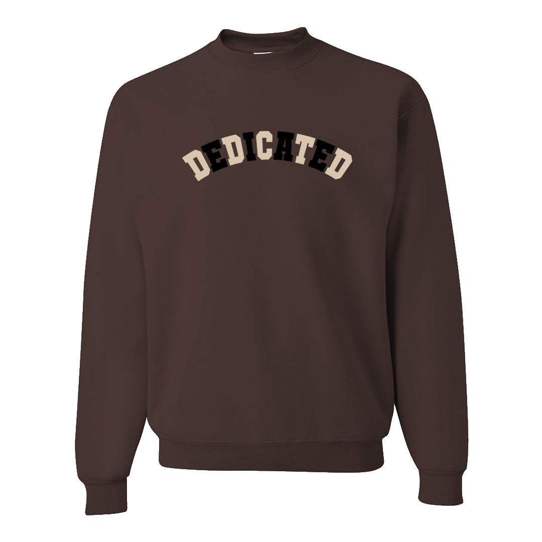 Mars Stone Low Dunks Crewneck Sweatshirt | Dedicated, Chocolate