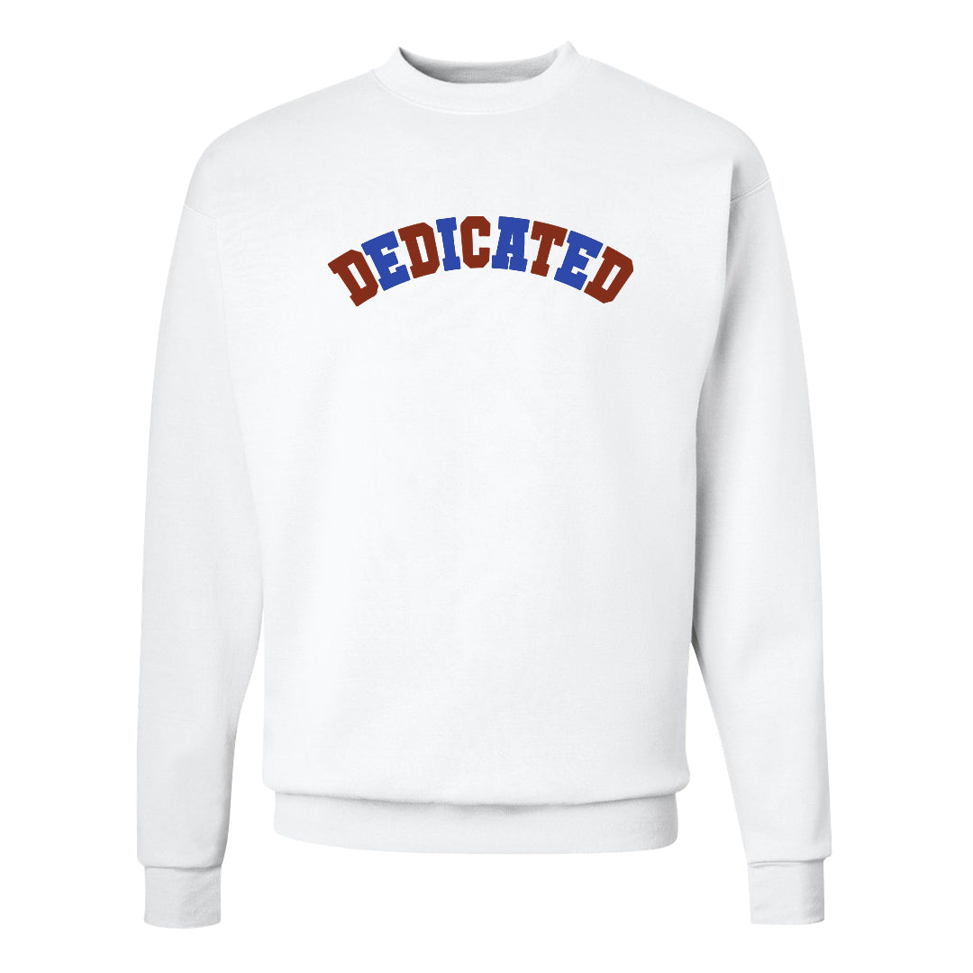 Mars Stone Low Dunks Crewneck Sweatshirt | Dedicated, White