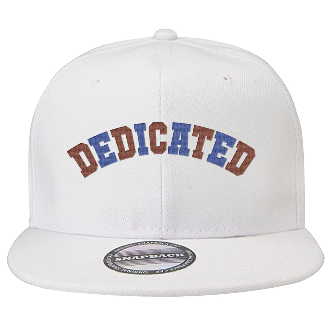 Mars Stone Low Dunks Snapback Hat | Dedicated, White