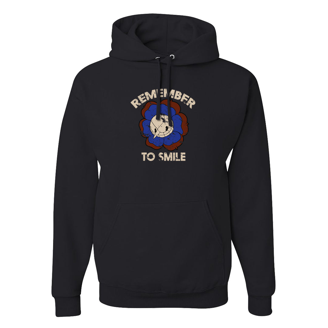 Mars Stone Low Dunks Hoodie | Remember To Smile, Black