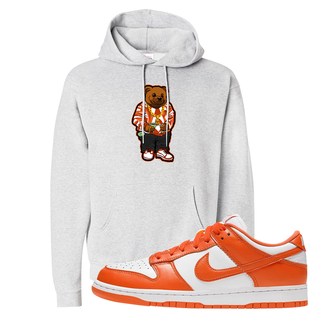 Orange White Low Dunks Hoodie | Sweater Bear, Ash
