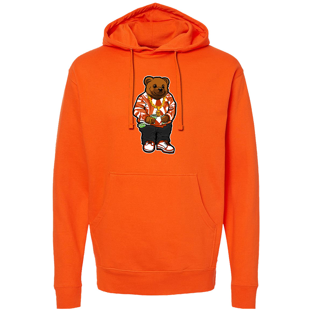 Orange White Low Dunks Hoodie | Sweater Bear, Orange