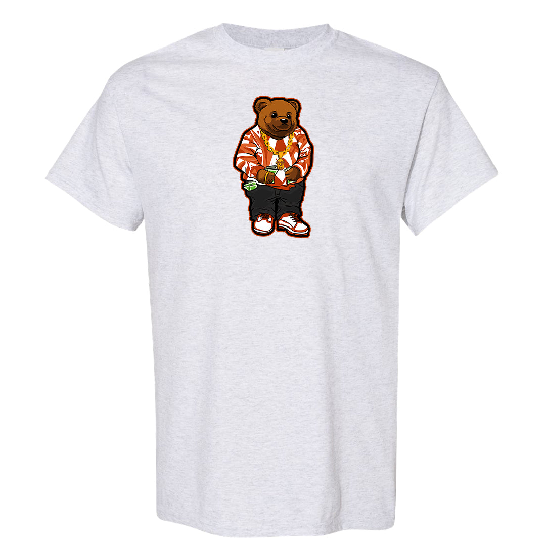Orange White Low Dunks T Shirt | Sweater Bear, Ash