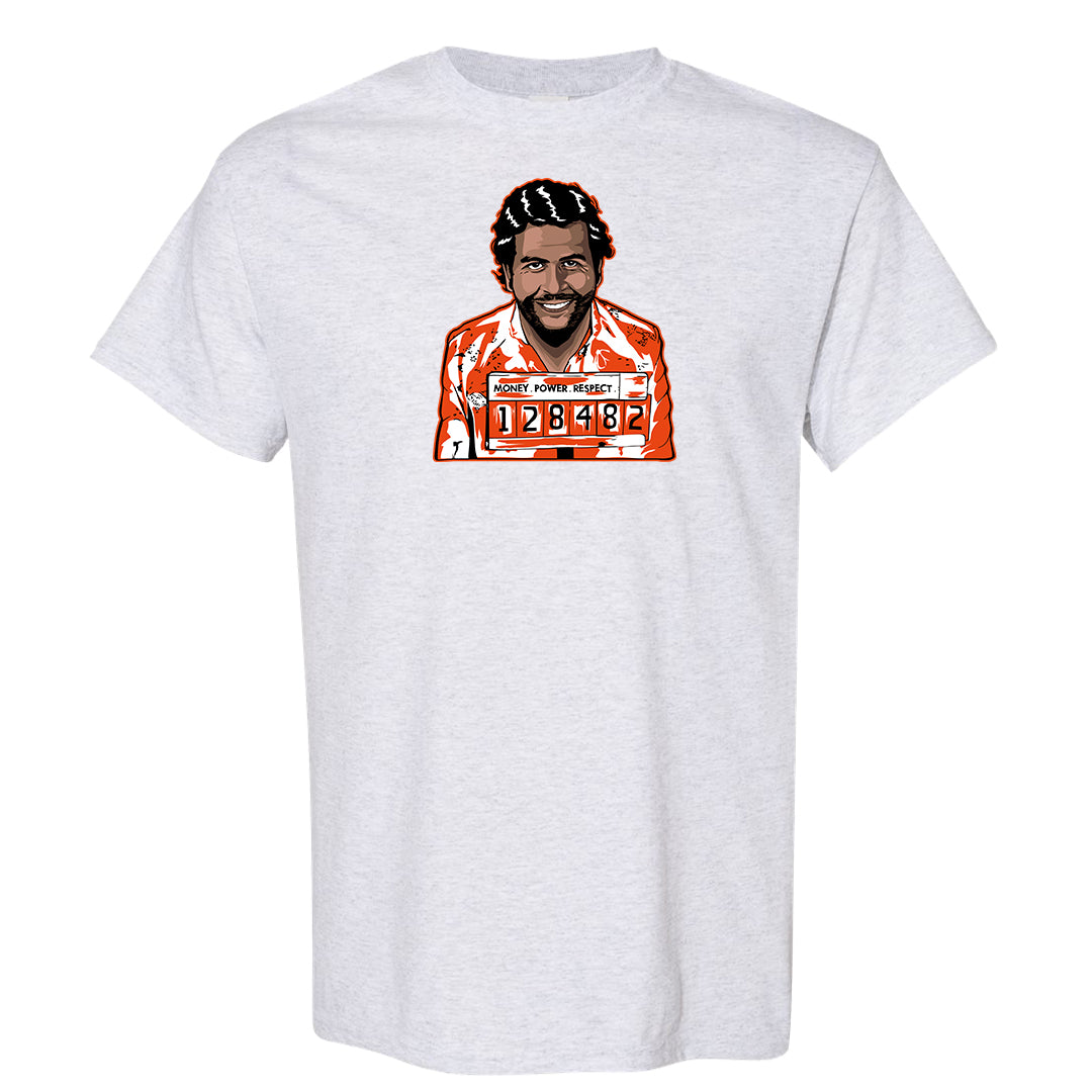 Orange White Low Dunks T Shirt | Escobar Illustration, Ash