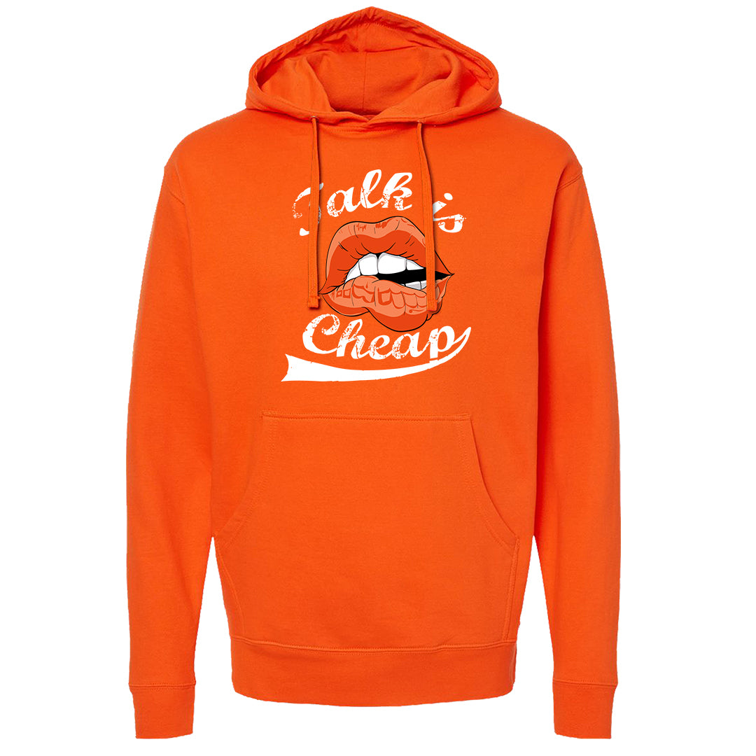 Orange White Low Dunks Hoodie | Talk Lips, Orange