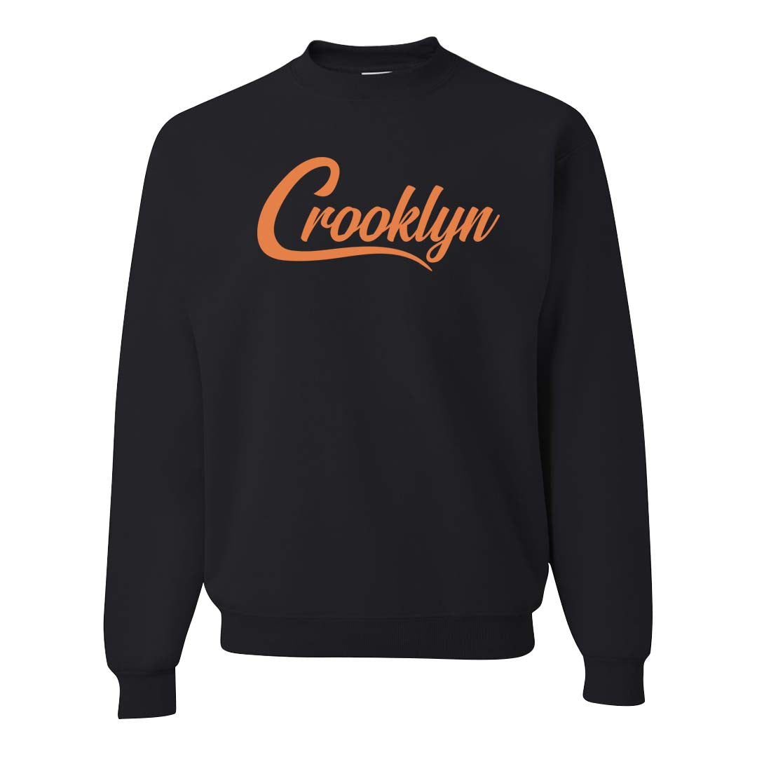 Peach Cream White Low Dunks Crewneck Sweatshirt | Crooklyn, Black