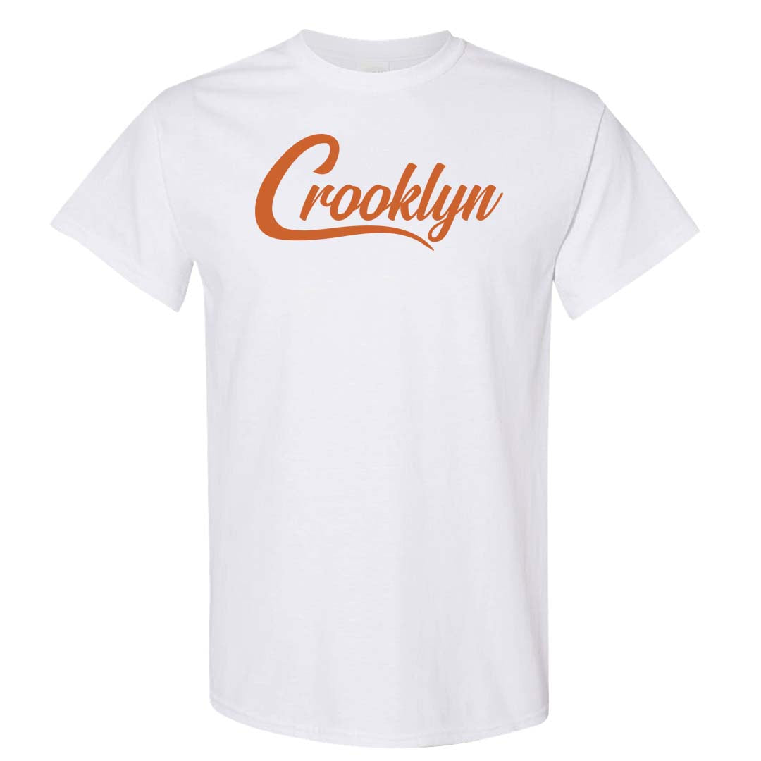 Peach Cream White Low Dunks T Shirt | Crooklyn, White