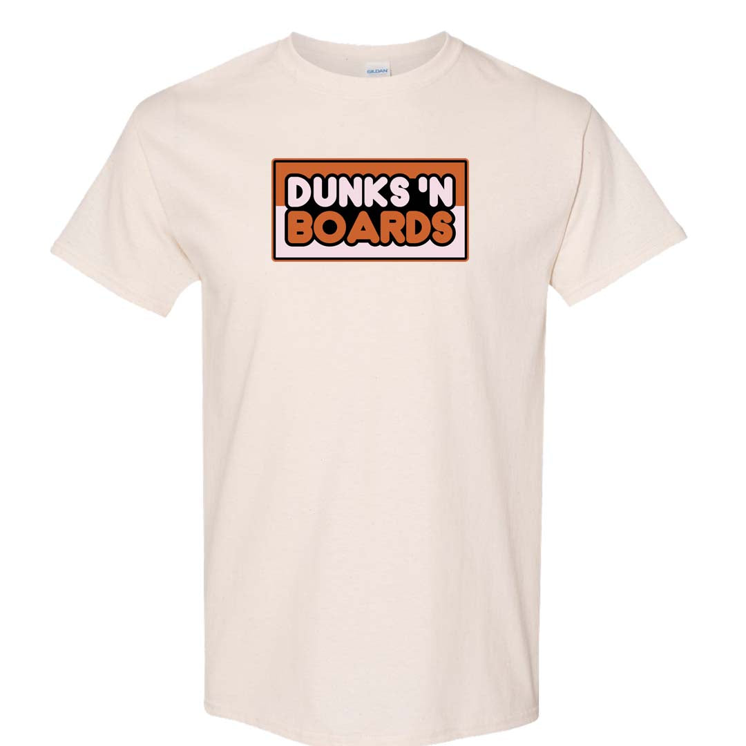 Peach Cream White Low Dunks T Shirt | Dunks N Boards, Natural