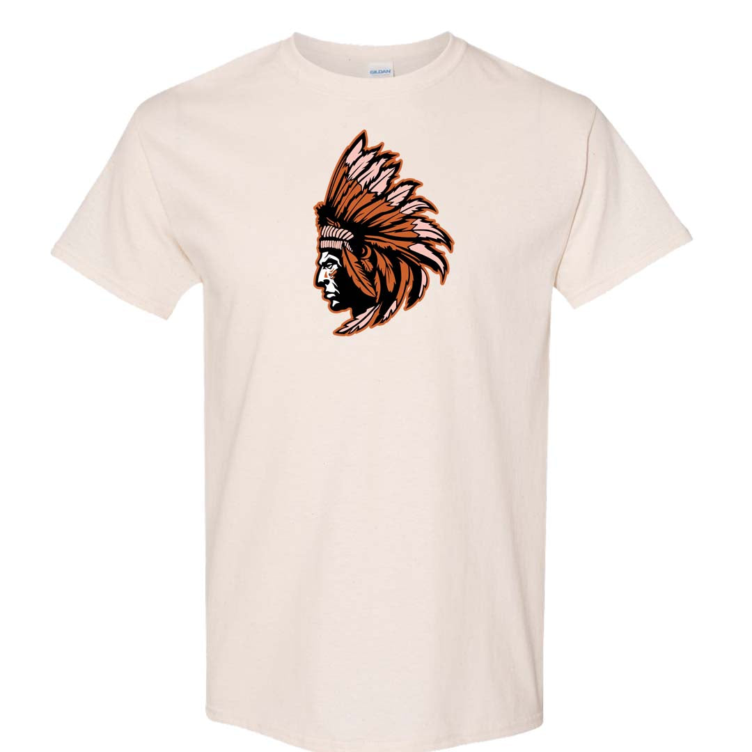 Peach Cream White Low Dunks T Shirt | Indian Chief, Natural
