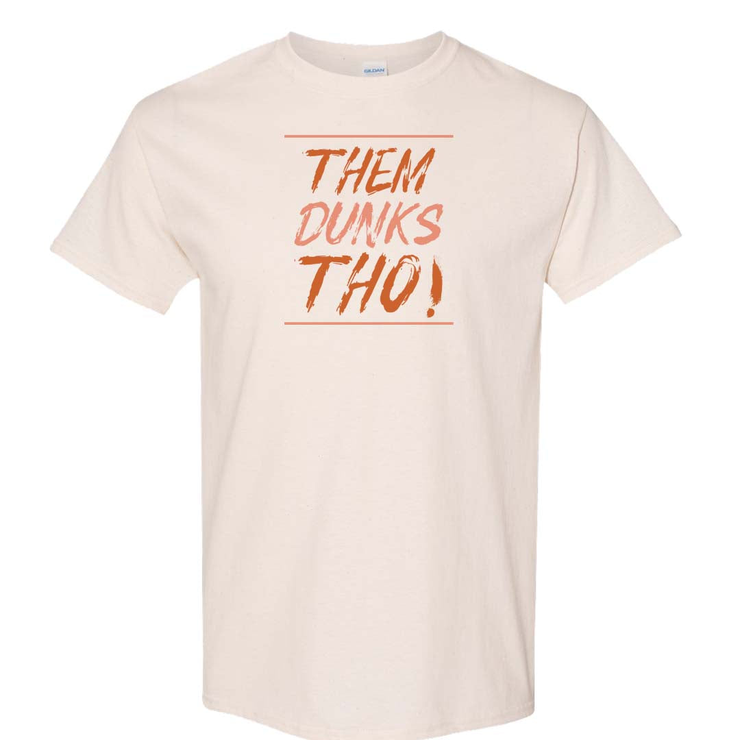 Peach Cream White Low Dunks T Shirt | Them Dunks Tho, Natural