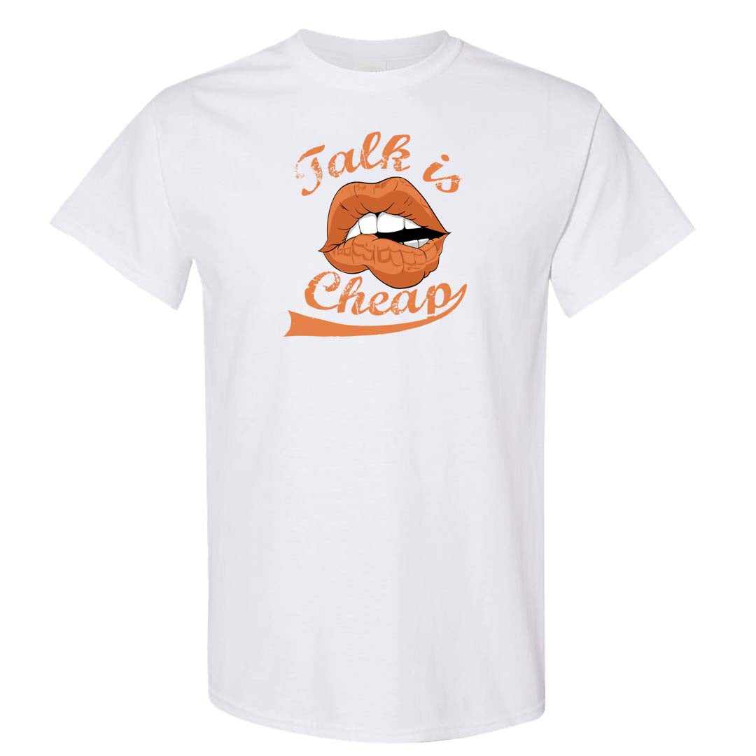 Peach Cream White Low Dunks T Shirt | Talk Lips, White