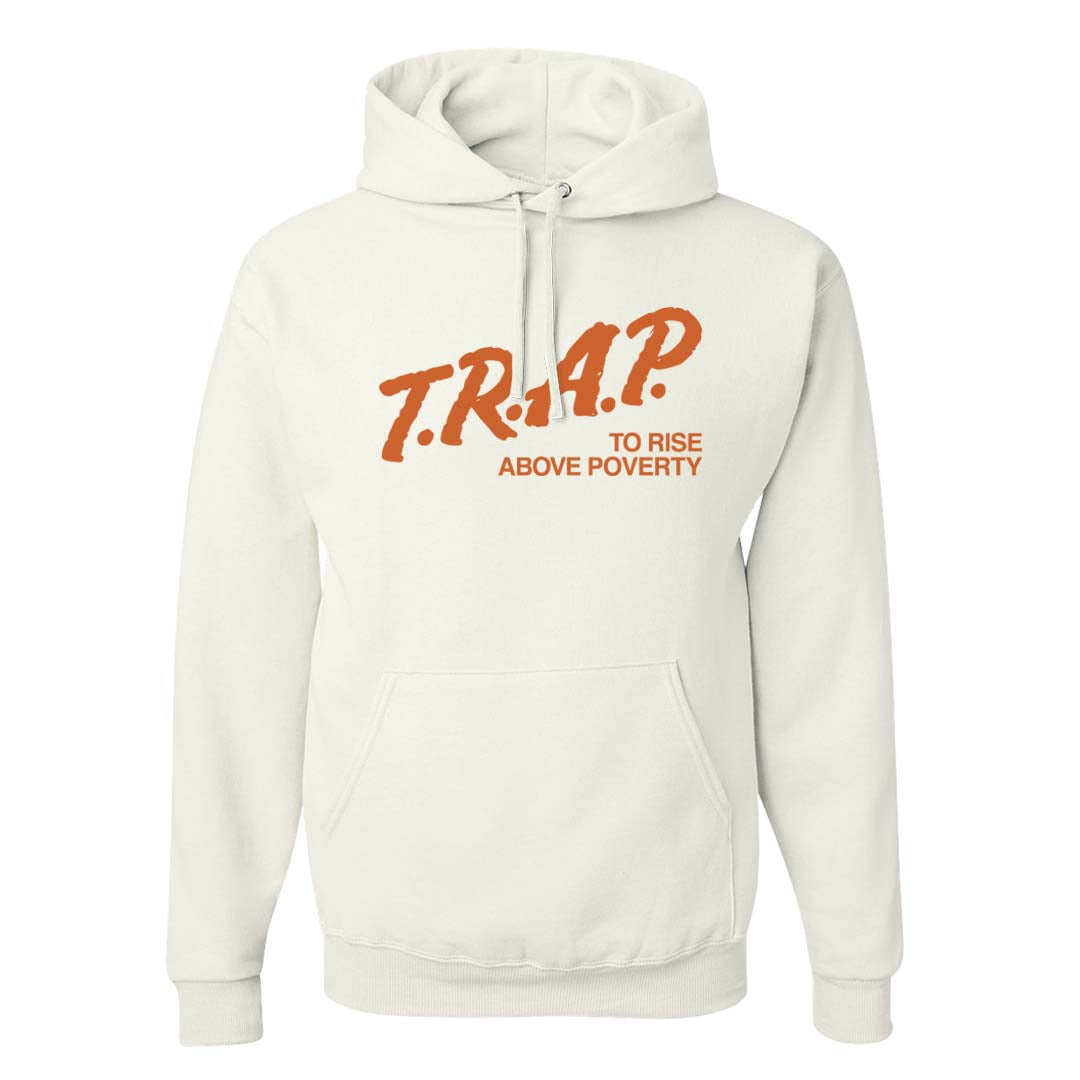 Peach Cream White Low Dunks Hoodie | Trap To Rise Above Poverty, White