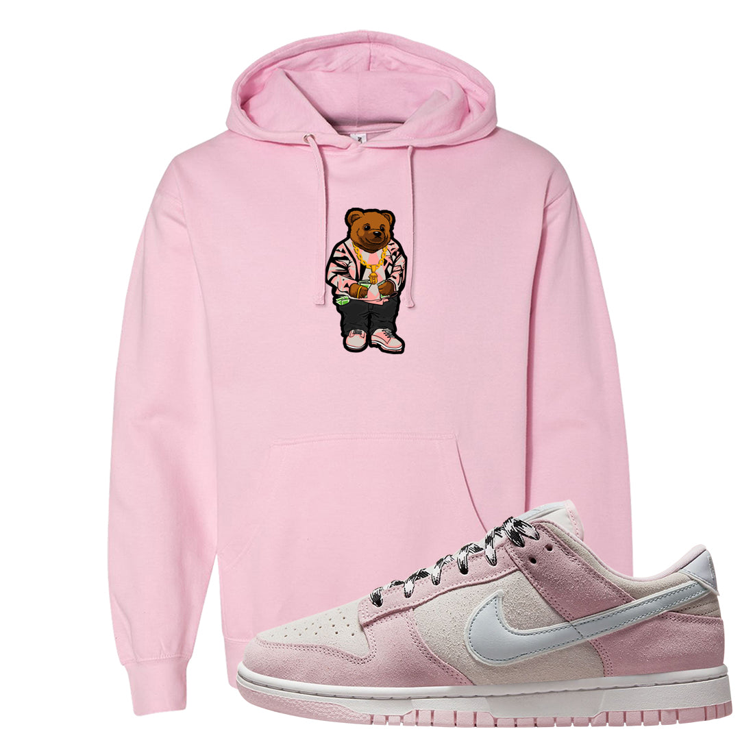 Pink Foam Low Dunks Hoodie | Sweater Bear, Light Pink