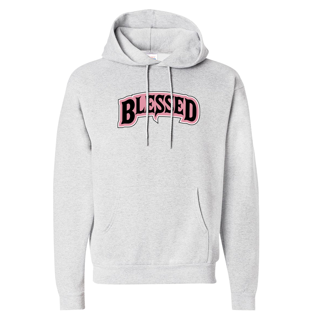 Pink Foam Low Dunks Hoodie | Blessed Arch, Ash