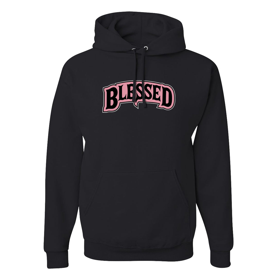 Pink Foam Low Dunks Hoodie | Blessed Arch, Black