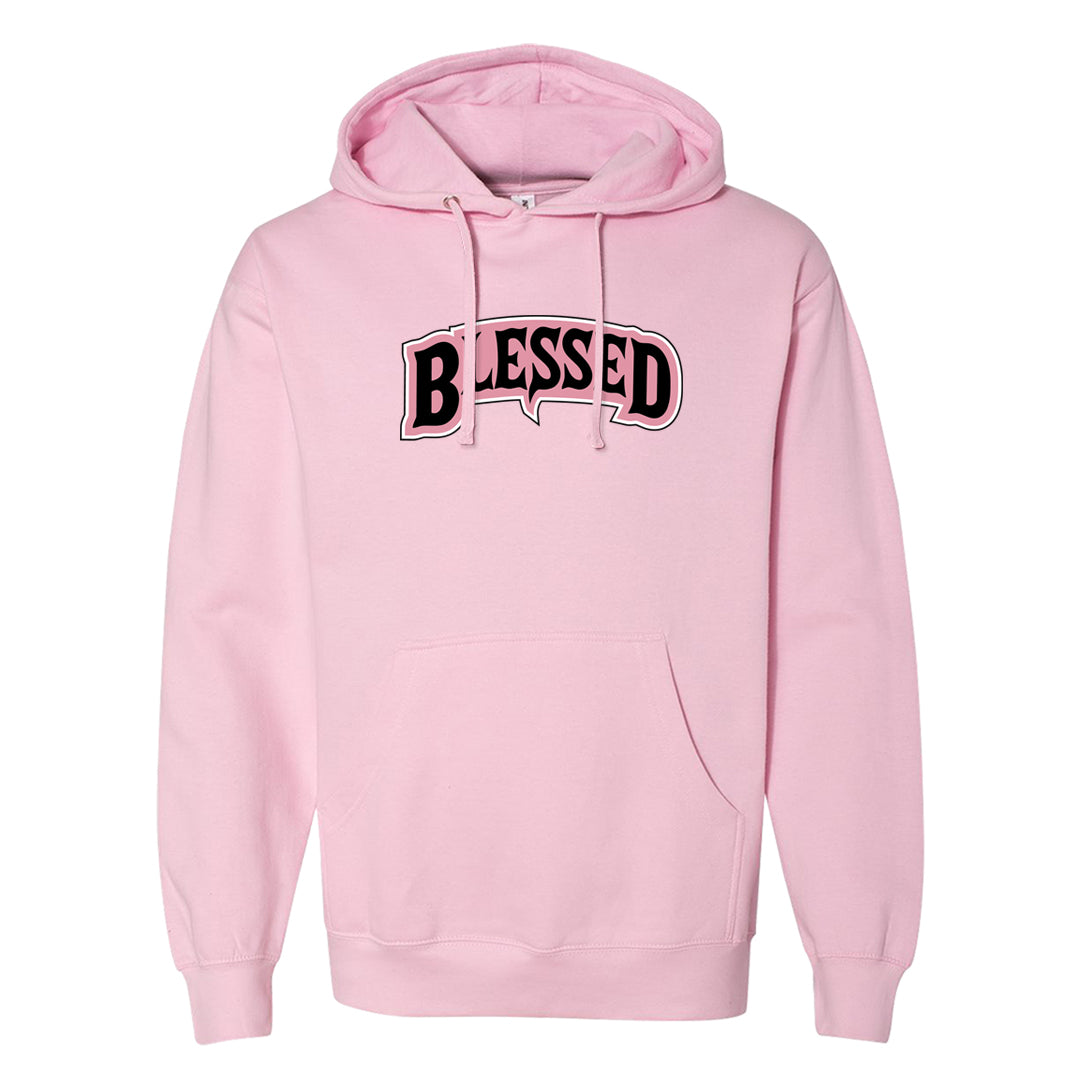 Pink Foam Low Dunks Hoodie | Blessed Arch, Light Pink