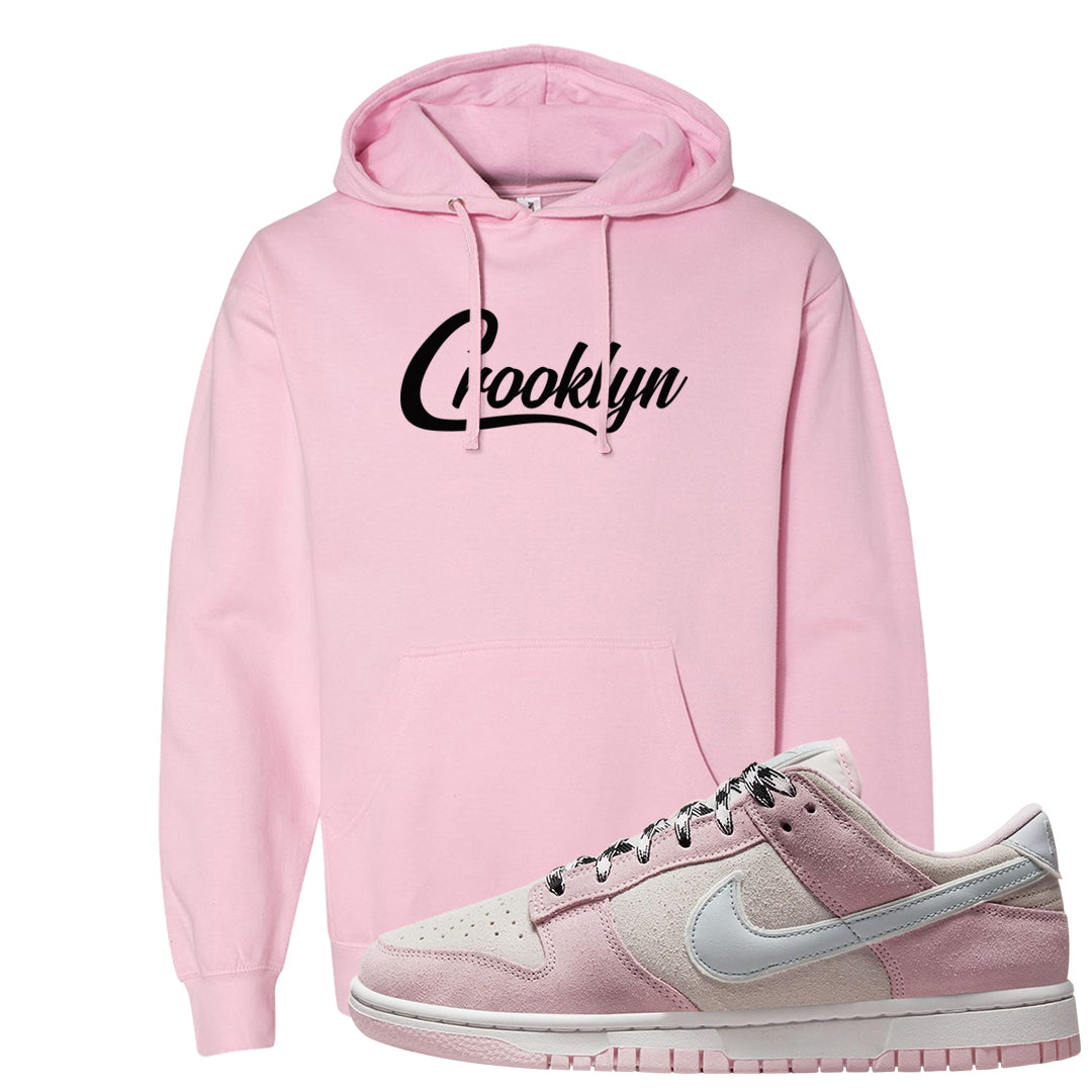 Pink Foam Low Dunks Hoodie | Crooklyn, Light Pink