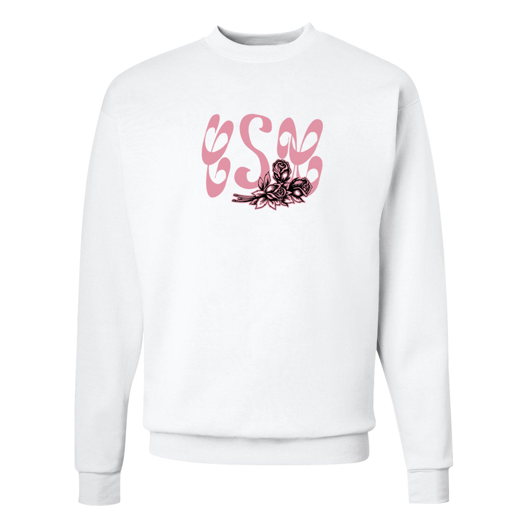 Pink Foam Low Dunks Crewneck Sweatshirt | Certified Sneakerhead, White