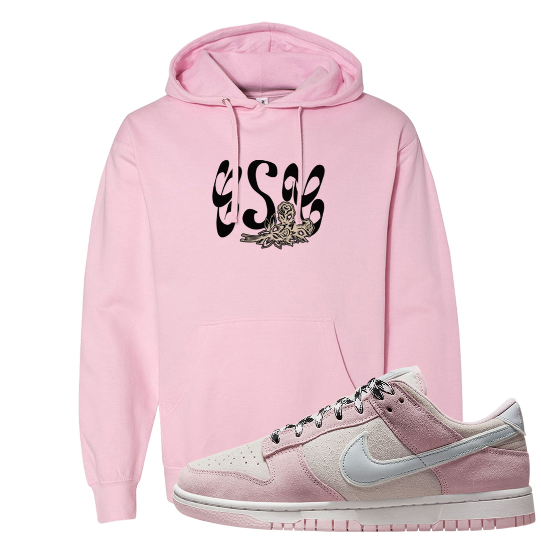 Pink Foam Low Dunks Hoodie | Certified Sneakerhead, Light Pink