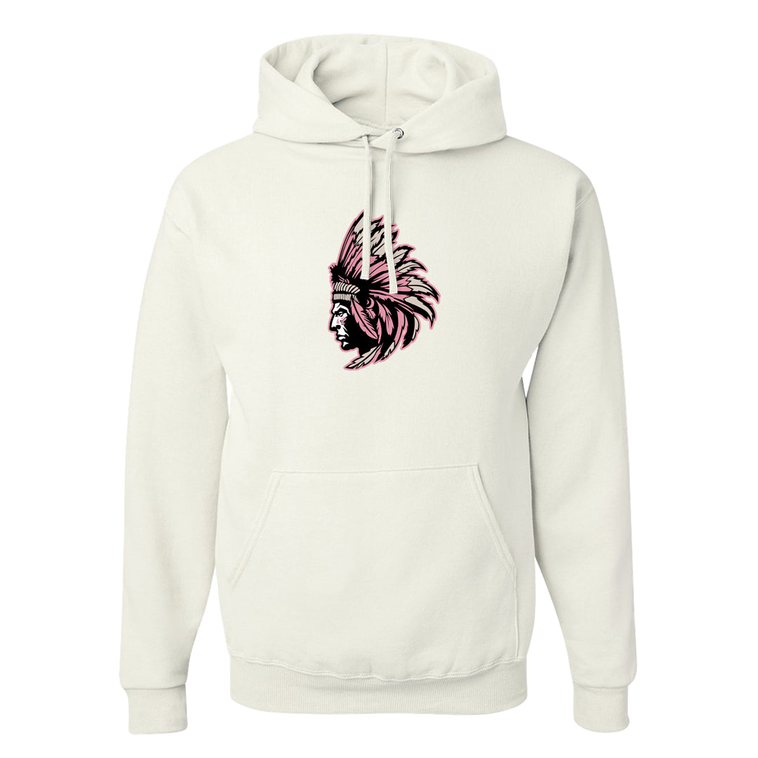 Pink Foam Low Dunks Hoodie | Indian Chief, White