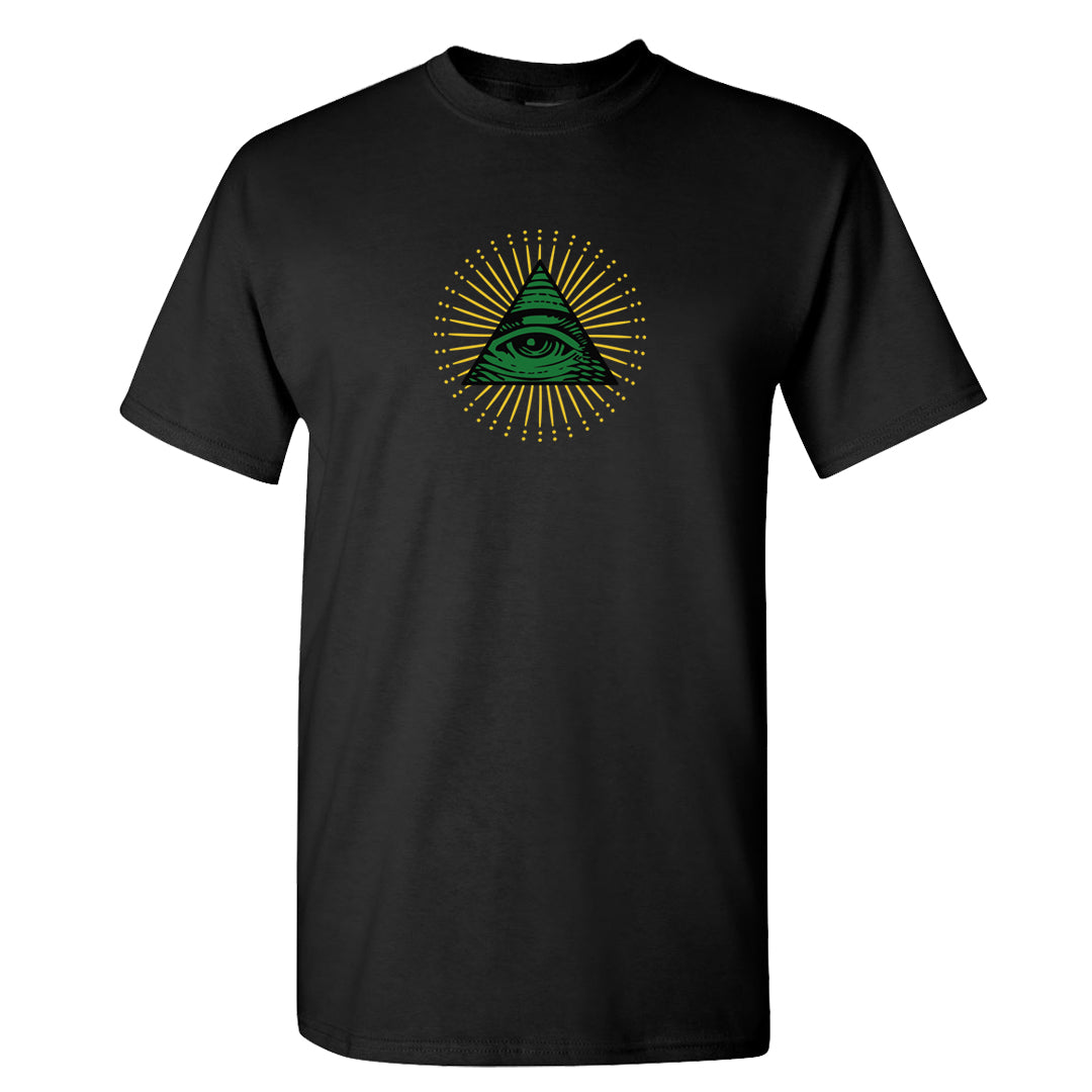 Reverse Brazil Low Dunks T Shirt | All Seeing Eye, Black