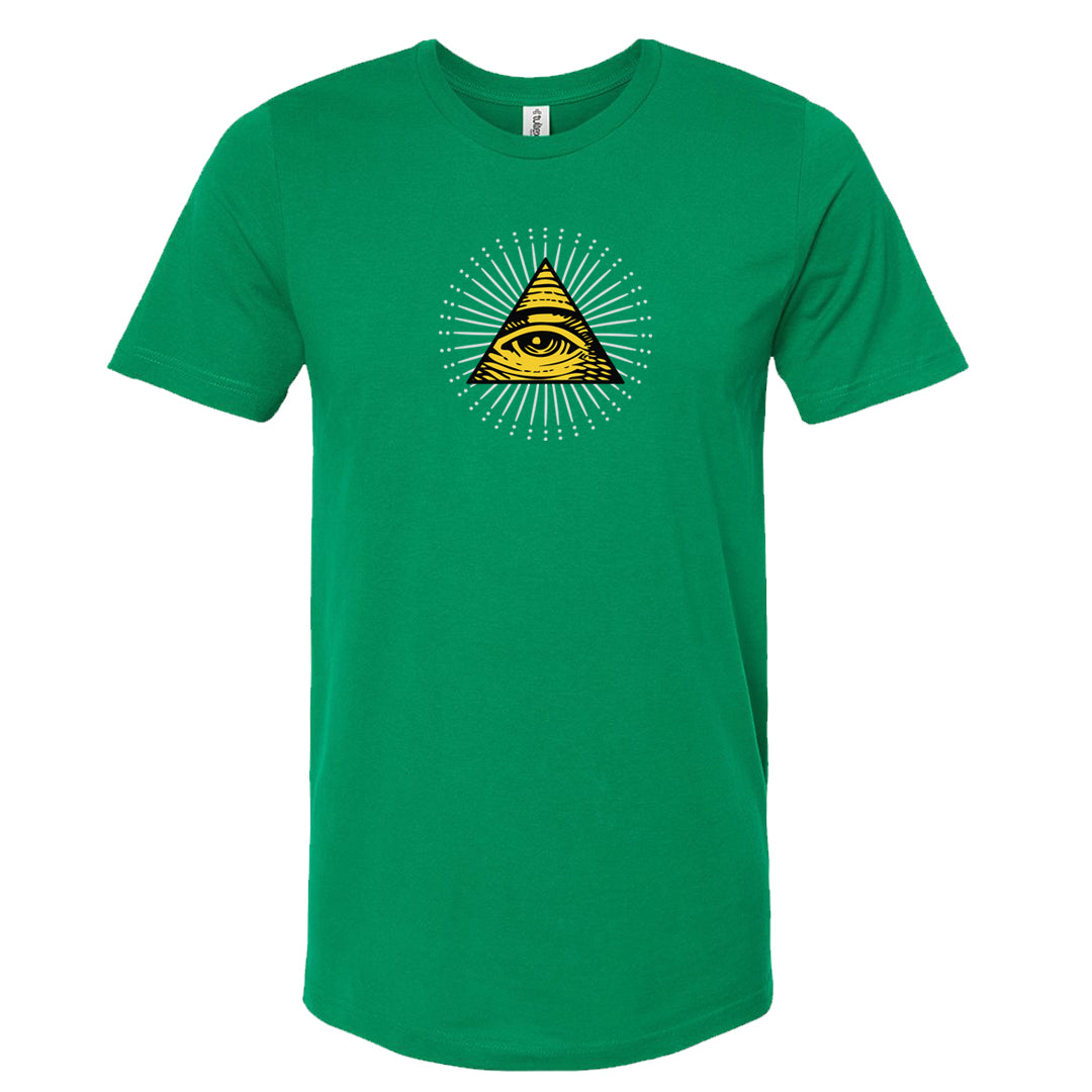 Reverse Brazil Low Dunks T Shirt | All Seeing Eye, Kelly