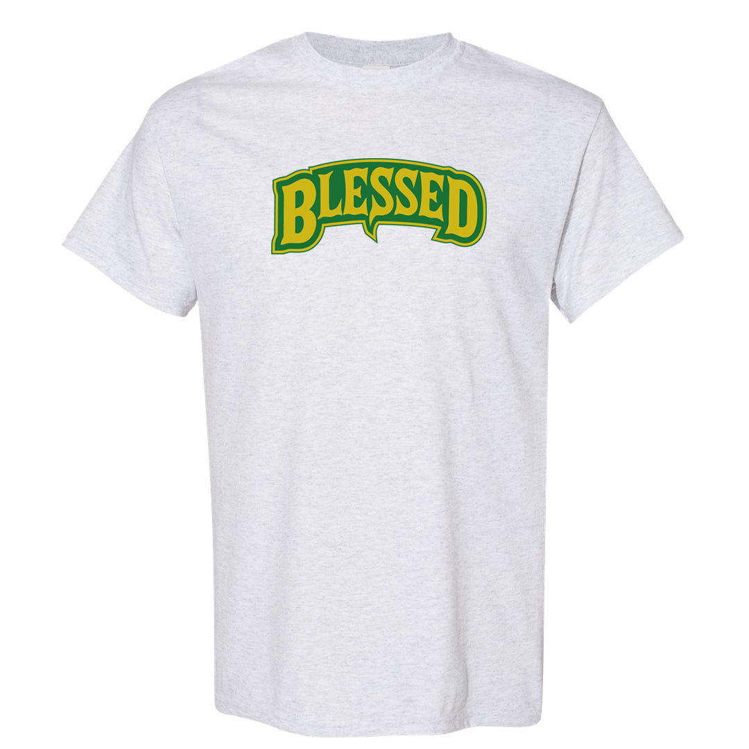 Reverse Brazil Low Dunks T Shirt | Blessed Arch, Ash