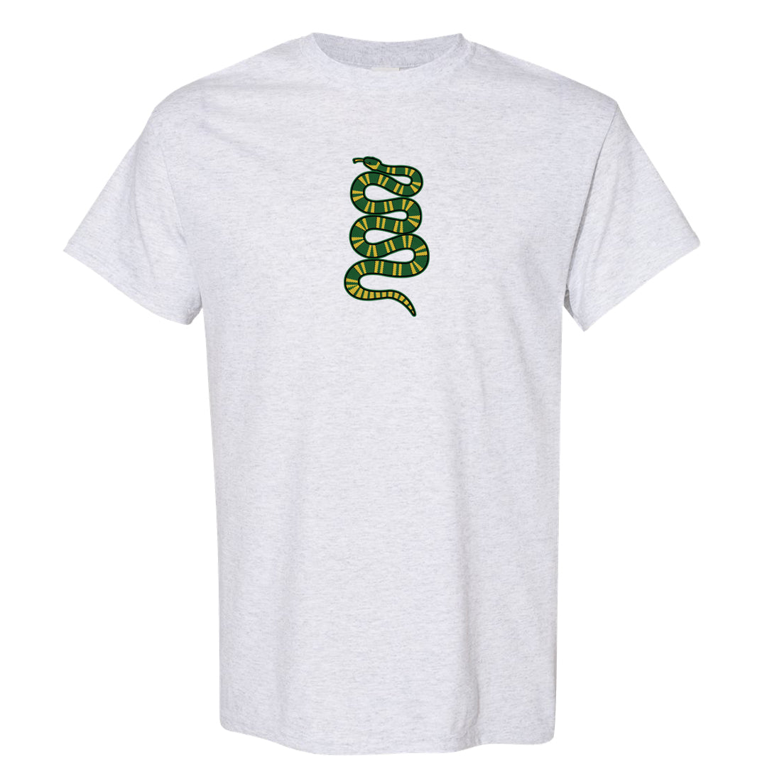 Reverse Brazil Low Dunks T Shirt | Coiled Snake, Ash