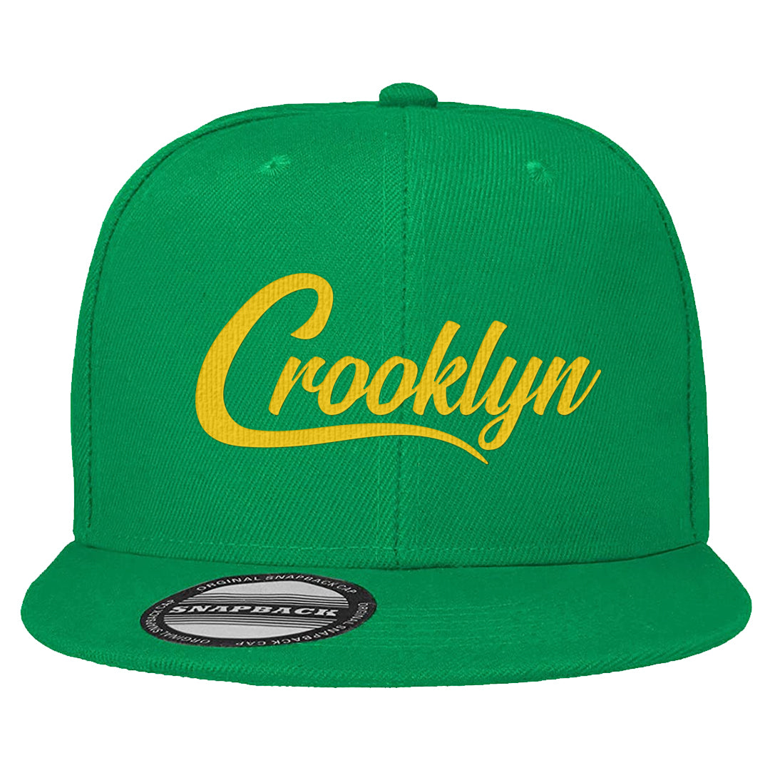 Reverse Brazil Low Dunks Snapback Hat | Crooklyn, Kelly