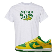 Reverse Brazil Low Dunks T Shirt | Certified Sneakerhead, Ash