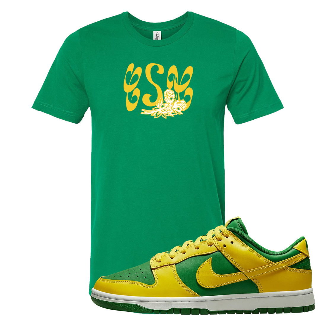 Reverse Brazil Low Dunks T Shirt | Certified Sneakerhead, Kelly