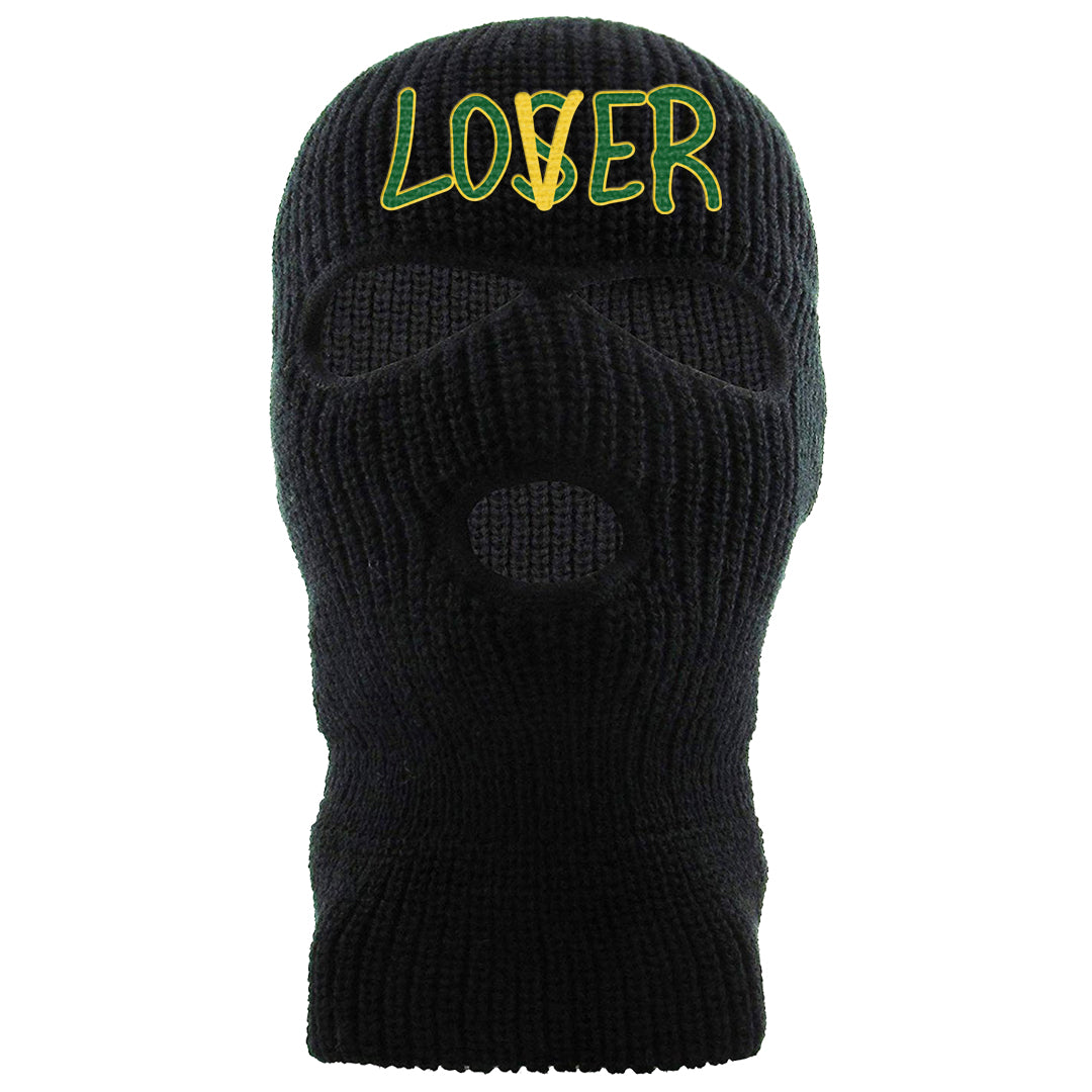 Reverse Brazil Low Dunks Ski Mask | Lover, Black