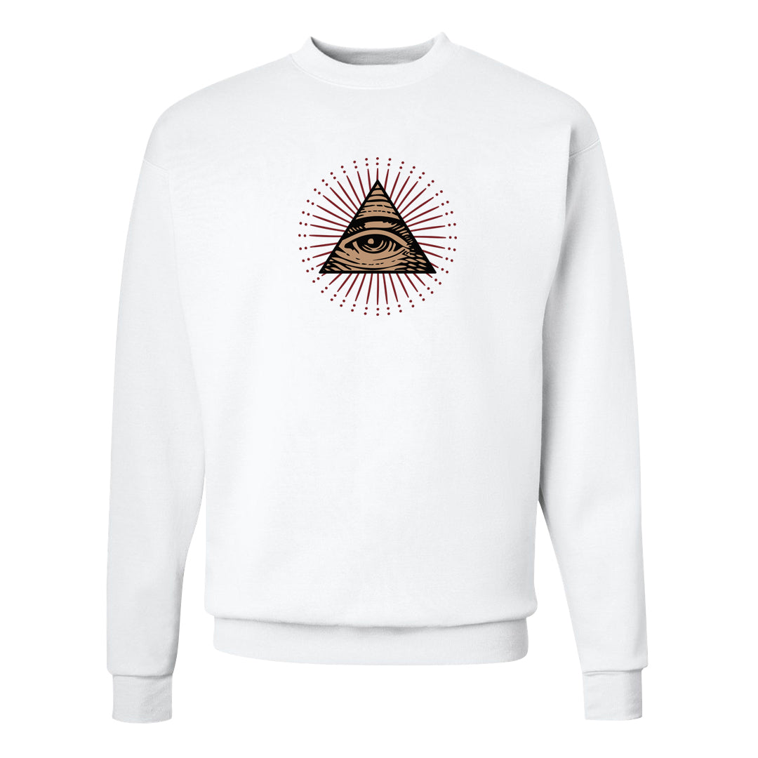 Software Collab Low Dunks Crewneck Sweatshirt | All Seeing Eye, White