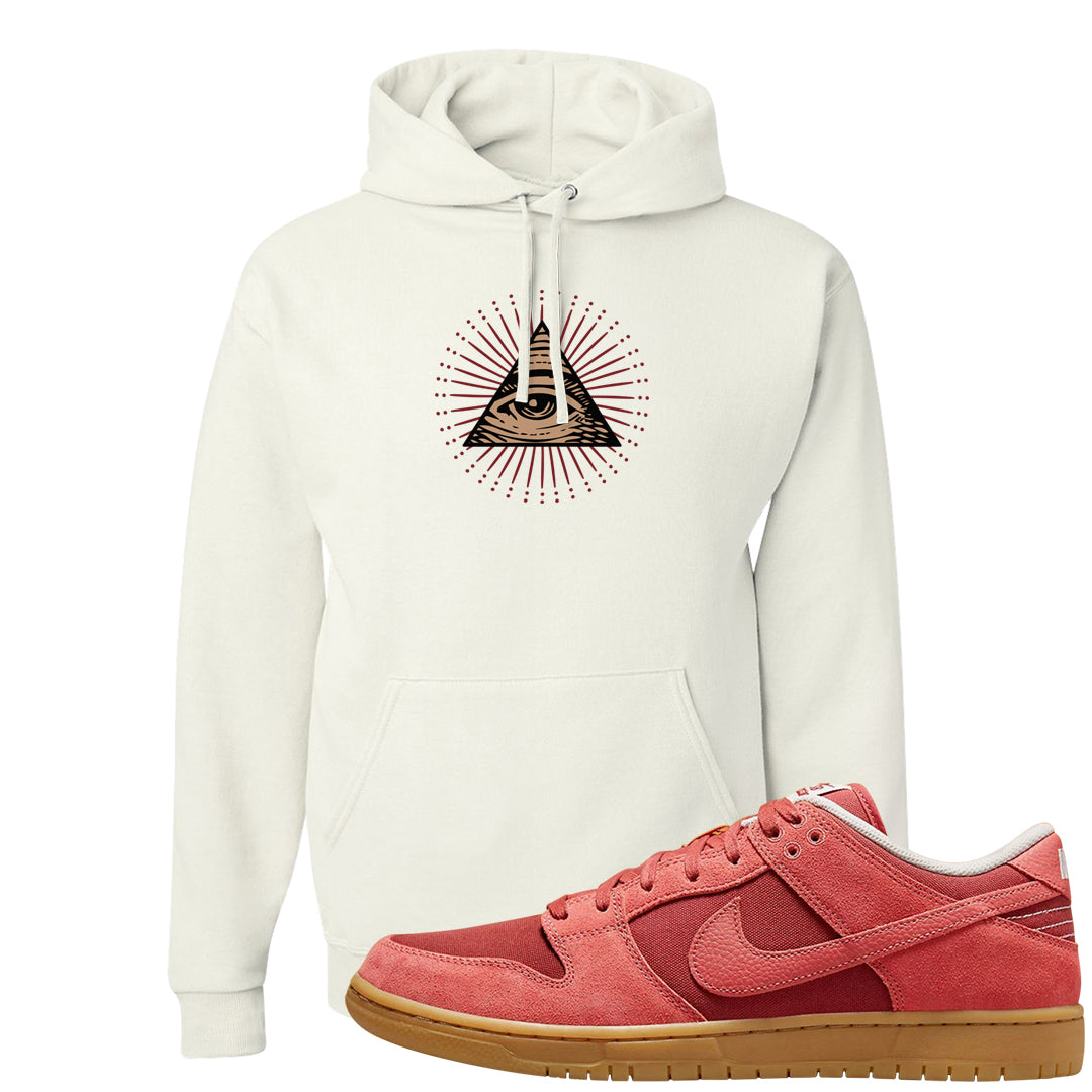 Software Collab Low Dunks Hoodie | All Seeing Eye, White