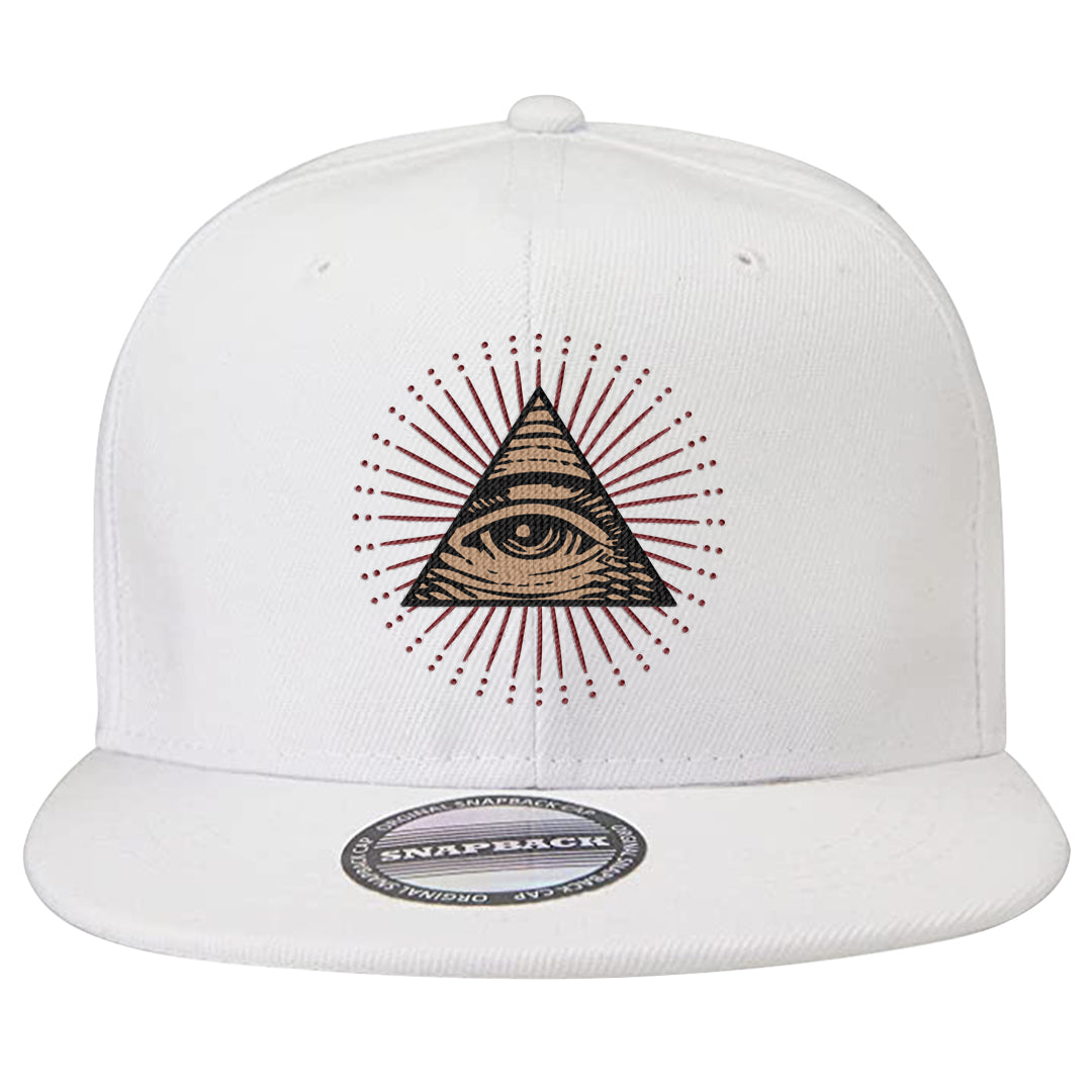 Software Collab Low Dunks Snapback Hat | All Seeing Eye, White